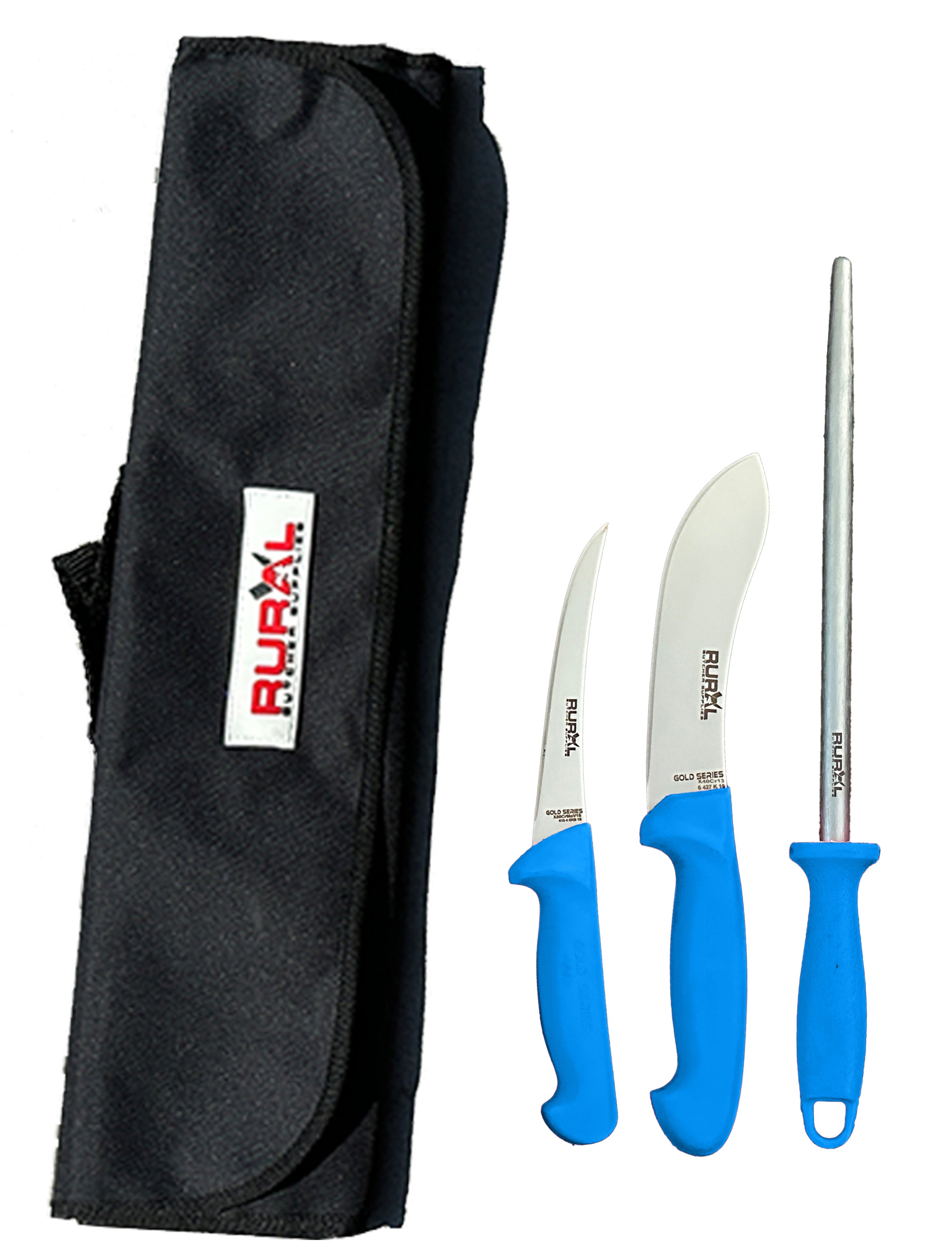 3PC Butchers Knife Set Rural Butcher Supplies