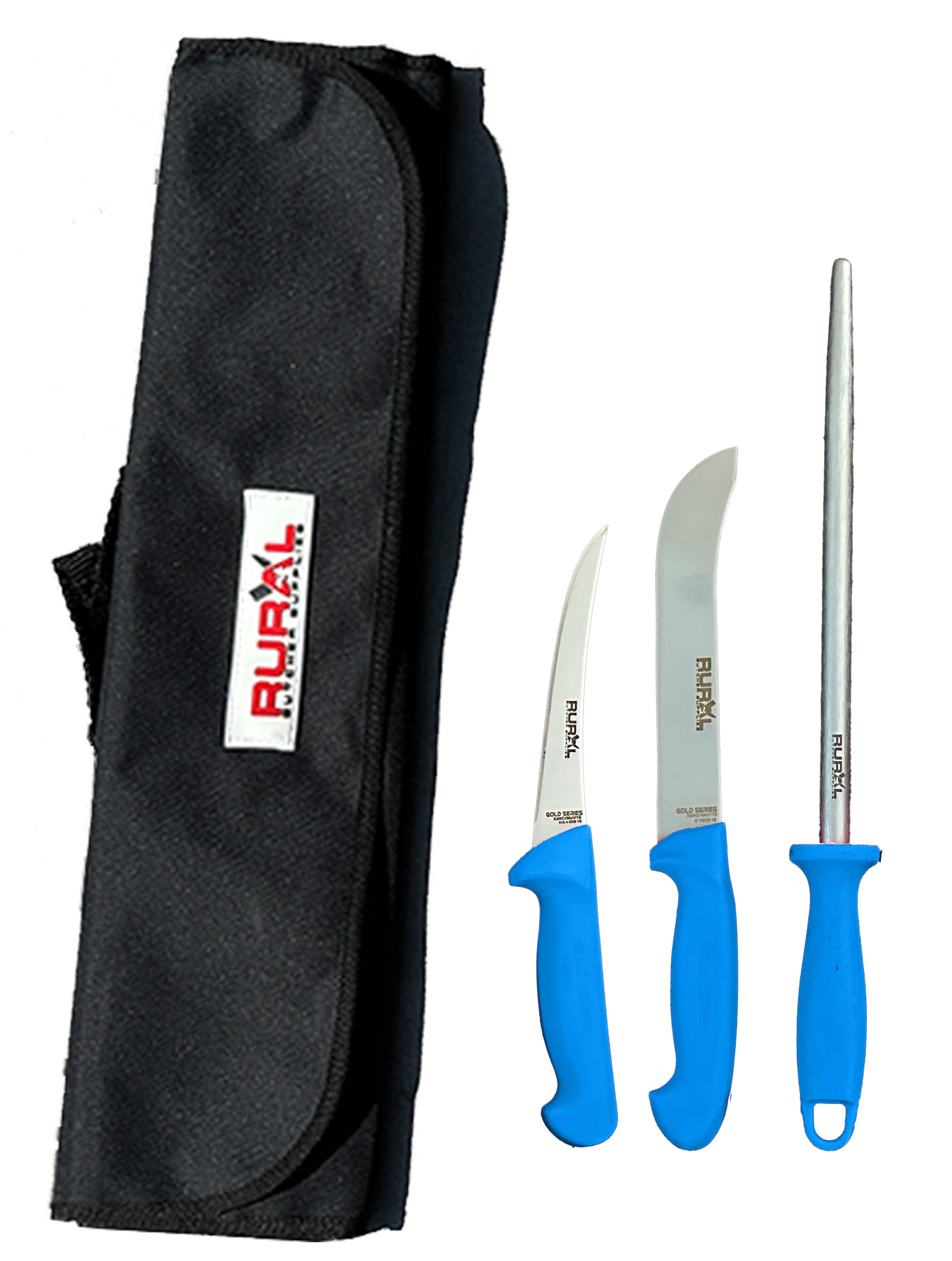 3PC Butchers Knife Set Rural Butcher Supplies