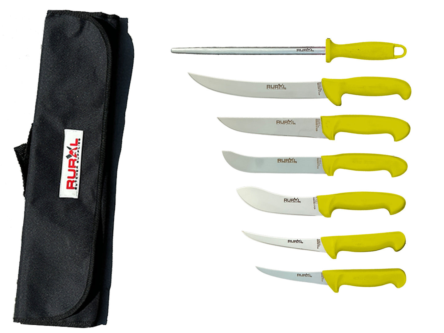 7PC Professional Butchers Knife Set -