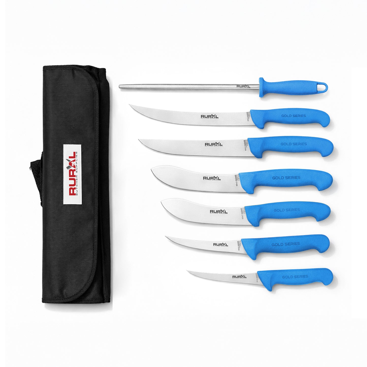 Blue Knife Set