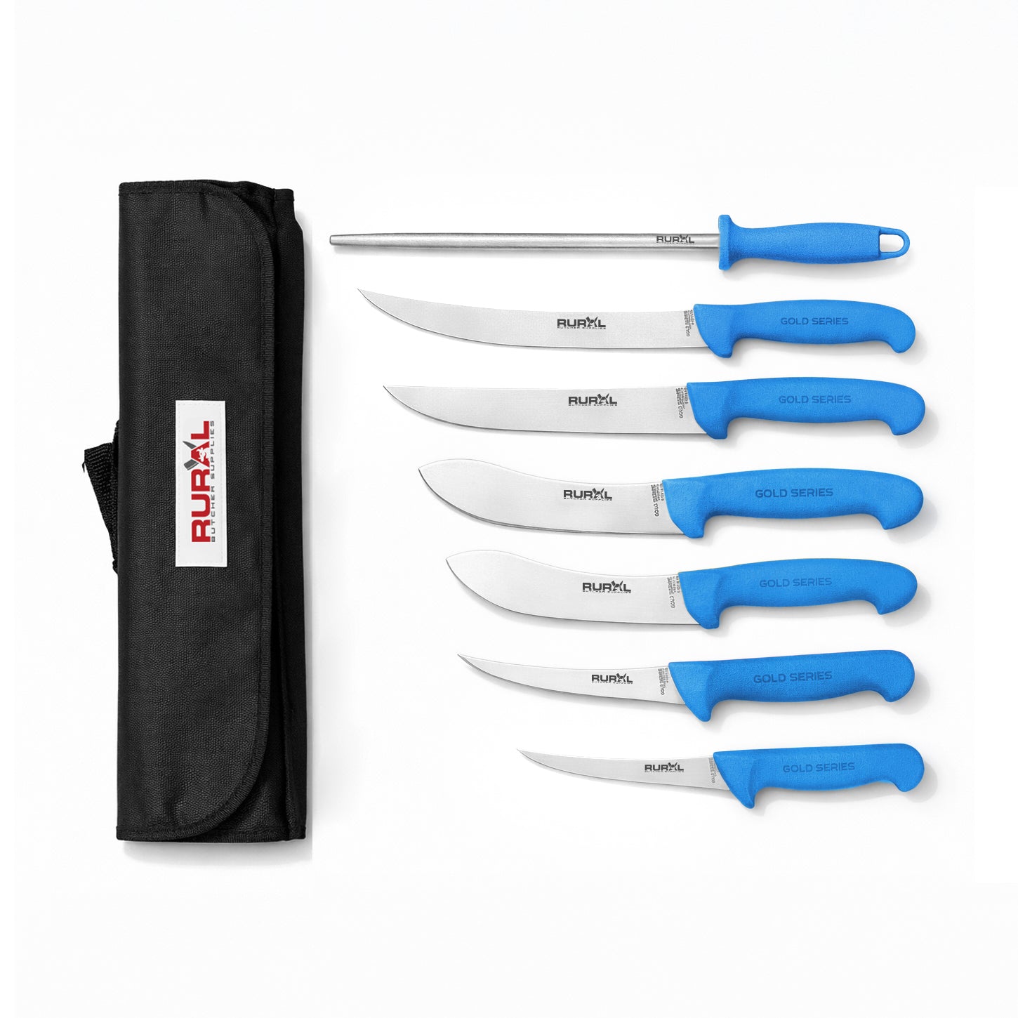 Blue Knife Set