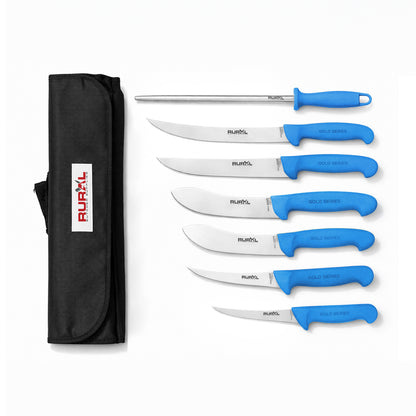 Blue Knife Set