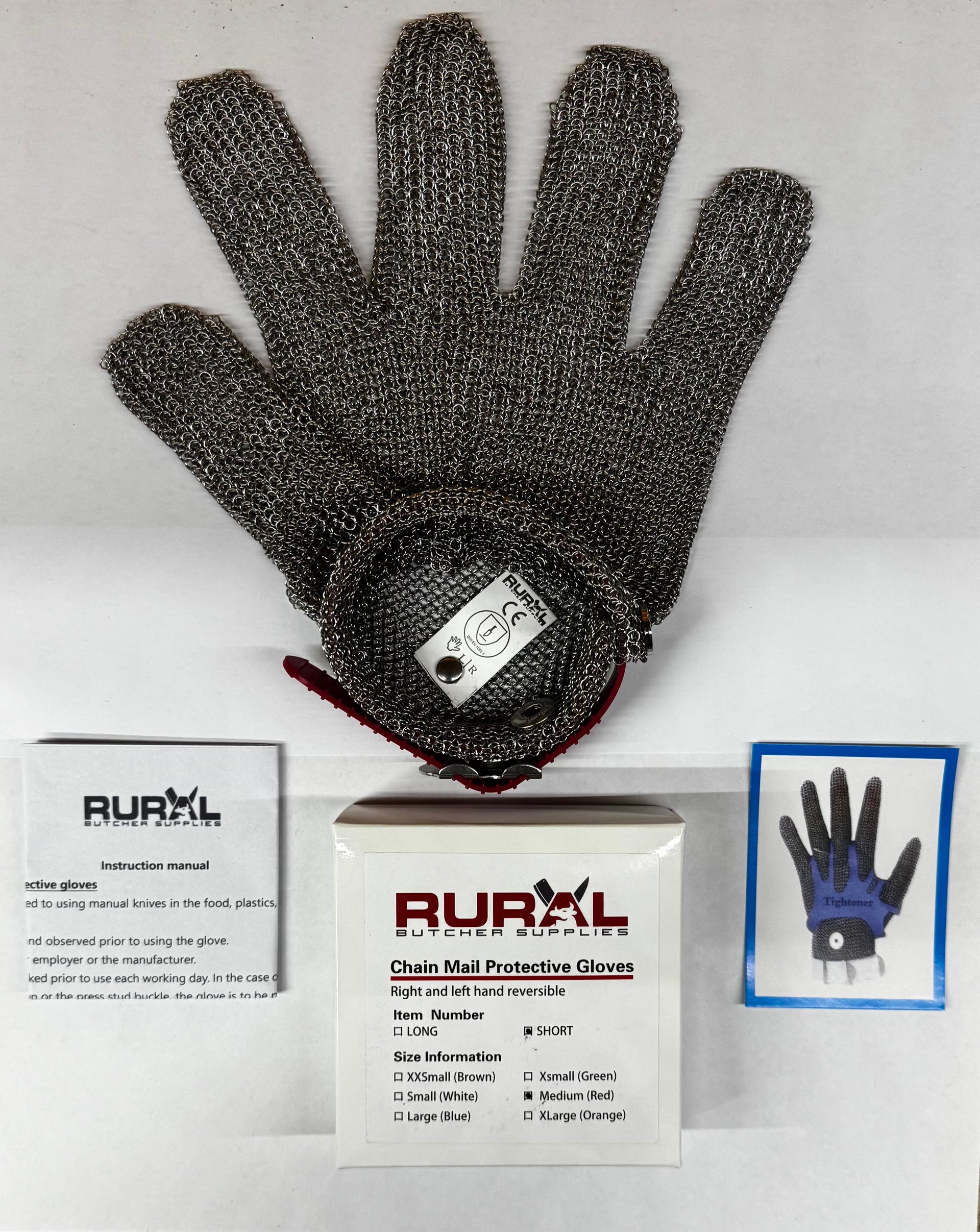 Chain Mesh Gloves – Stainless Steel Cut‑Resistant Butcher Gloves