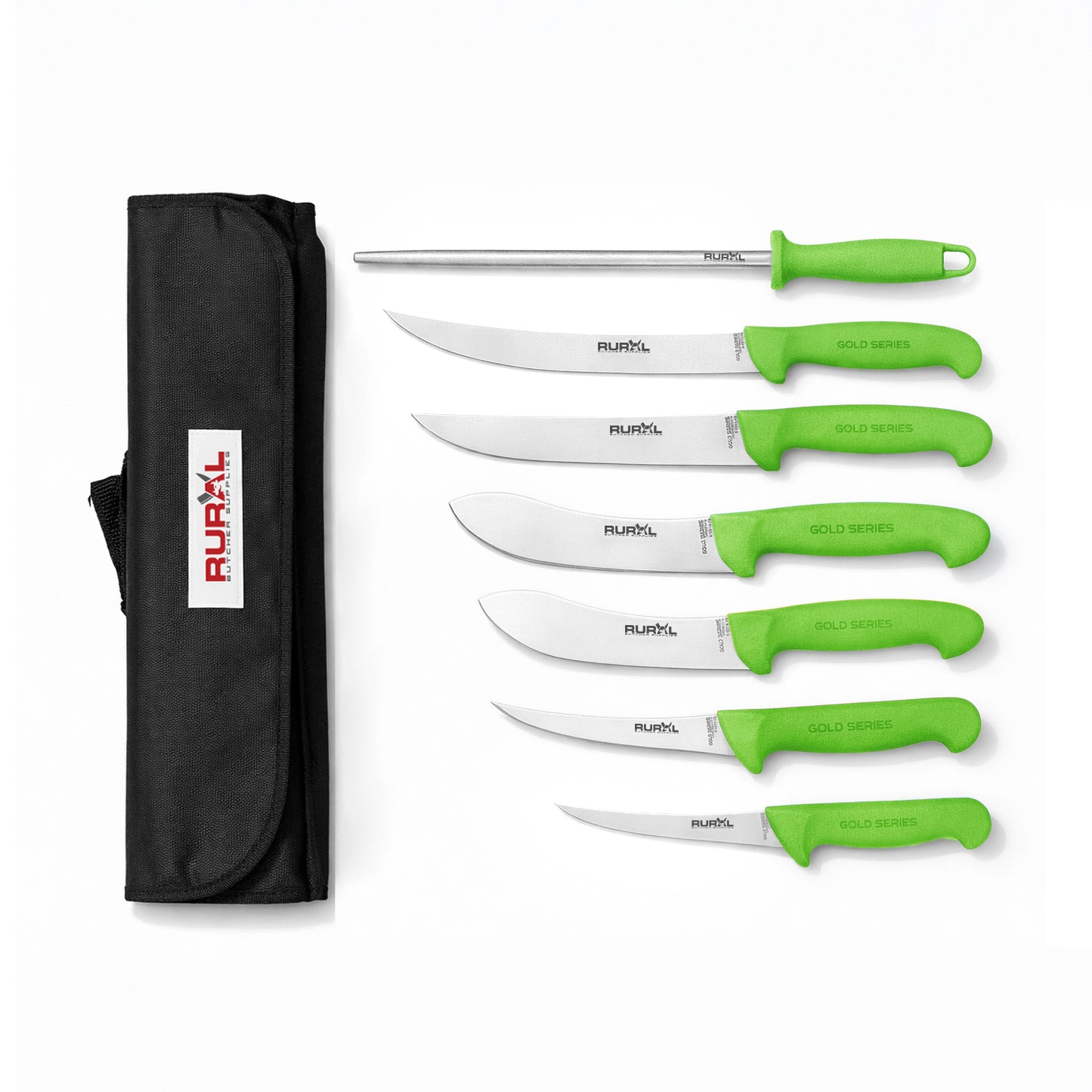 Green Knife Set