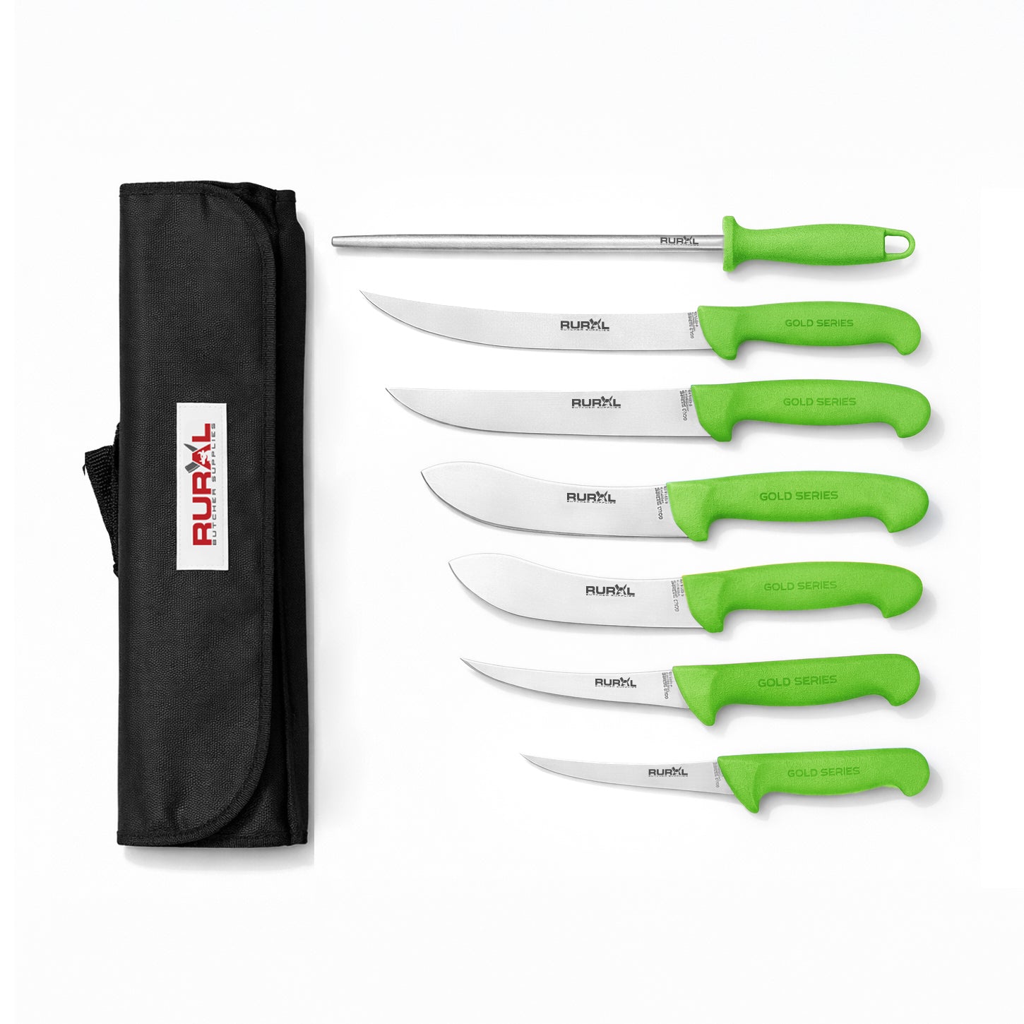 Green Knife Set