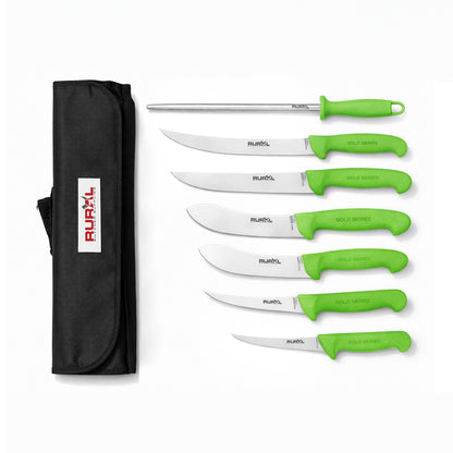 Green Knife Set