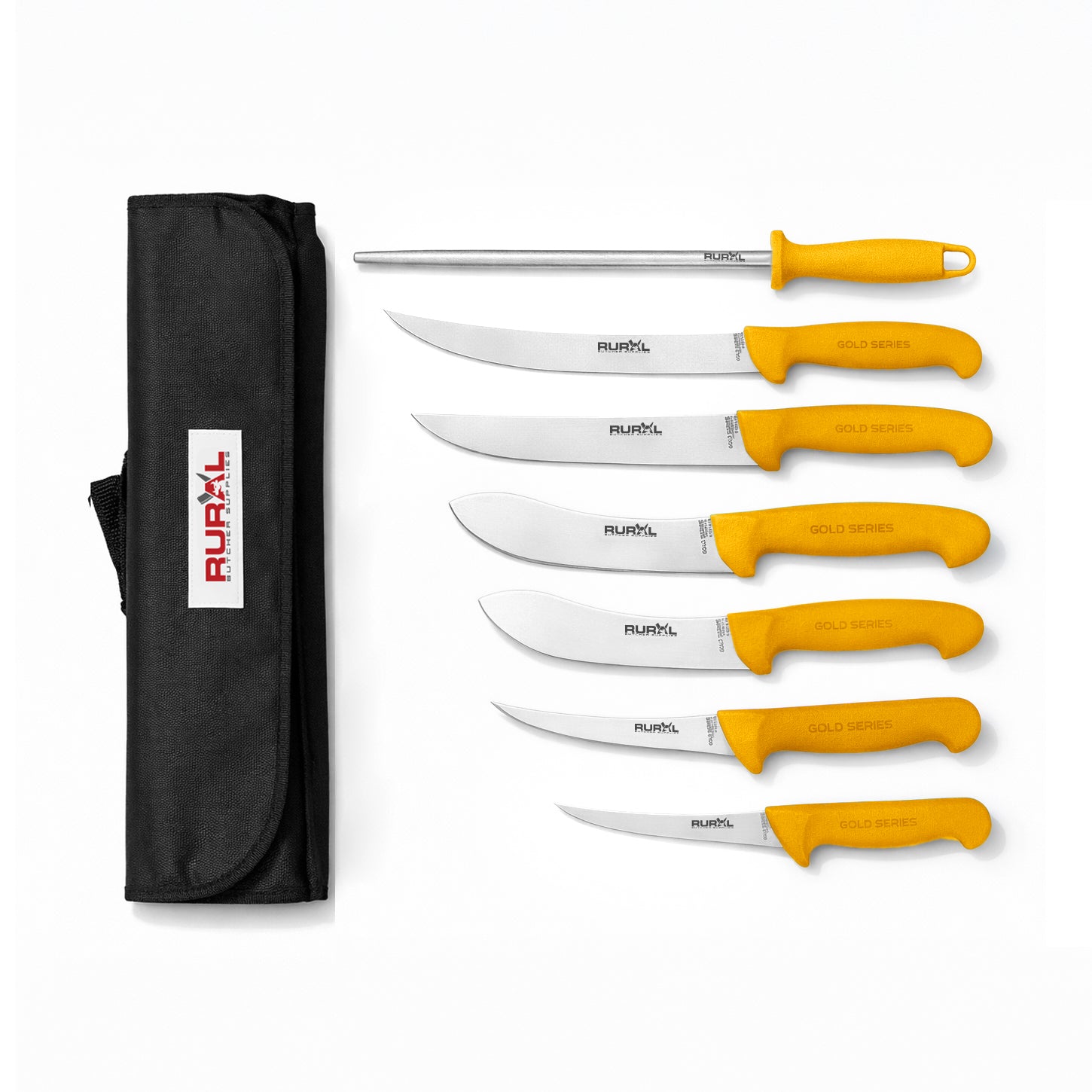 Orange Knife Set