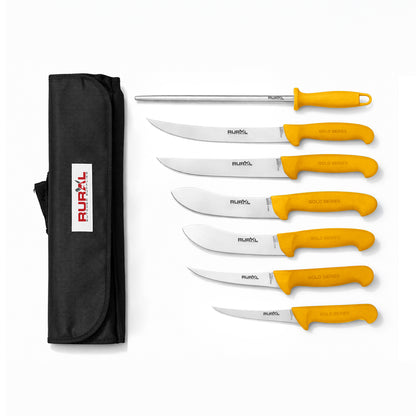 Orange Knife Set