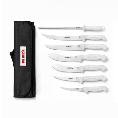 White Knife Set