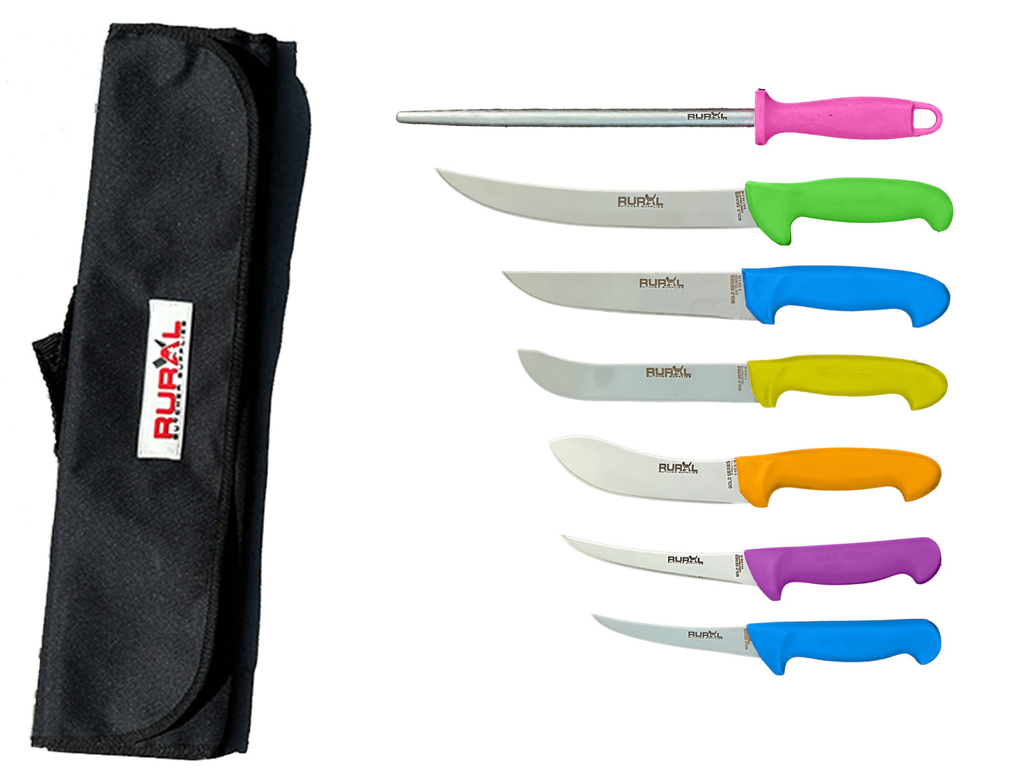 7PC Professional Butchers Knife Set -