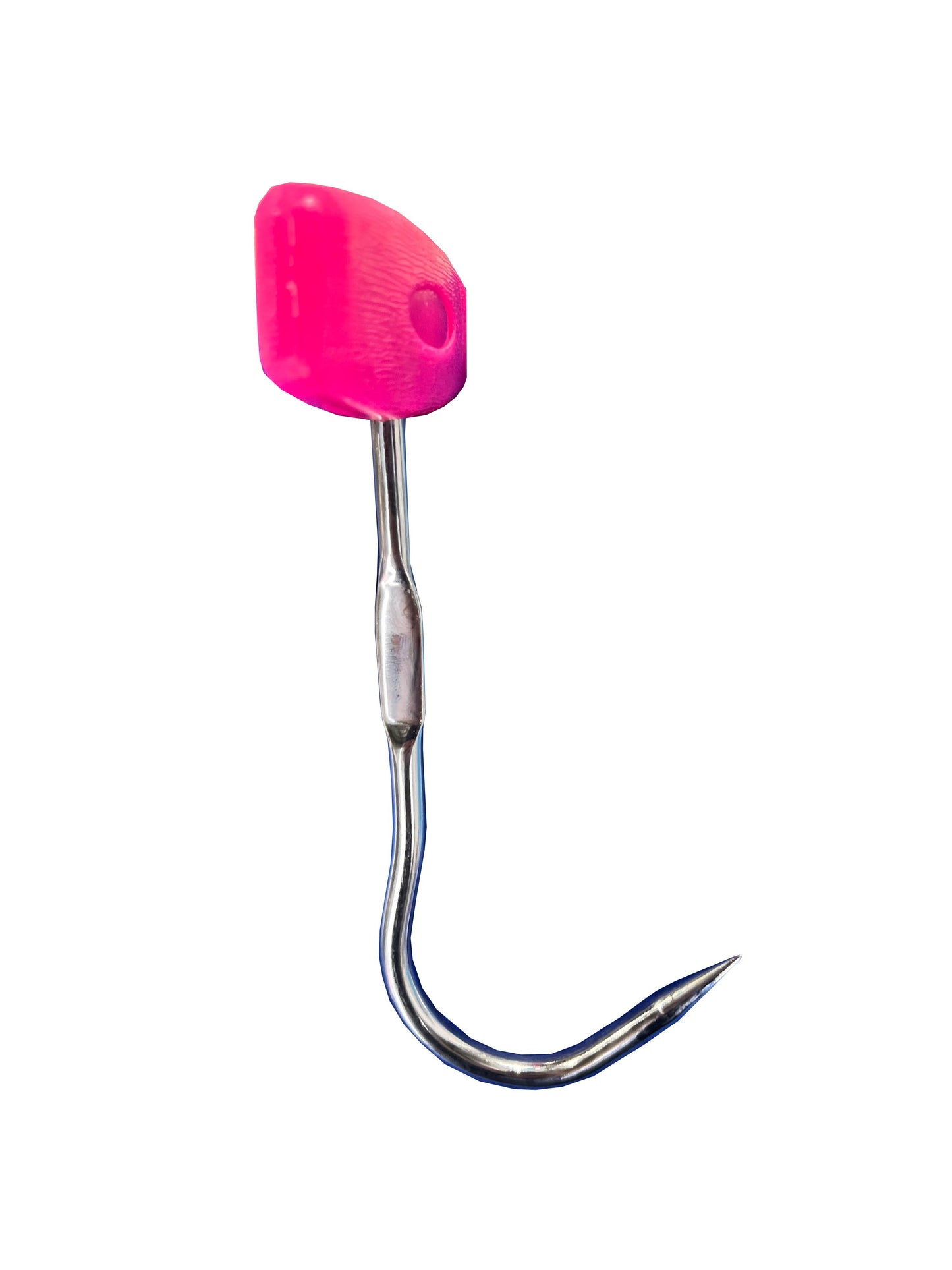 6" T Bone Meat Hook | NEON PINK